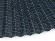 画像をギャラリービューアに読み込む, Sensu, Foldable fan, Fan bag, 2-piece set in gift box, Men, Blue Stylish Seigaiha, Wave pattern