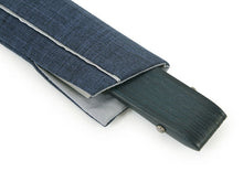 画像をギャラリービューアに読み込む, Sensu, Foldable fan, Fan bag, 2-piece set in gift box, Men, Blue Stylish Seigaiha, Wave pattern