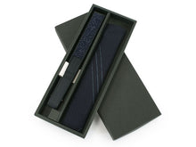 画像をギャラリービューアに読み込む, Sensu, Foldable fan, Fan bag, 2-piece set in gift box, Men, Navy, Stylish, Dot