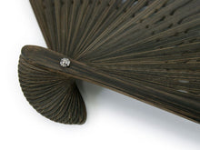 画像をギャラリービューアに読み込む, Sensu, Foldable fan, Fan bag, 2-piece set in gift box, Men, White, Stylish, Dot