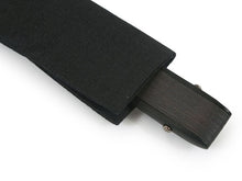 將圖片載入圖庫檢視器 Sensu, Foldable fan, Fan bag, 2-piece set in gift box, Men, Black, Chojugiga painting