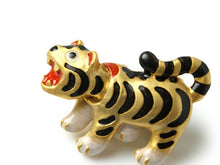 画像をギャラリービューアに読み込む, Papier-Mache Tiger Doll OBIDOME;Sash Clip for Japanese Traditional Kimono