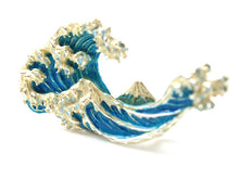 画像をギャラリービューアに読み込む, Ukiyoe 'The Great Wave off Kanagawa' OBIDOME;Sash Clip for Japanese Traditional Kimono