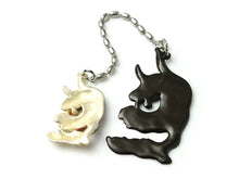將圖片載入圖庫檢視器 Cat, Hannya NETSUKE;Japanese Traditional Accessary