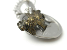 Load image into Gallery viewer, Metal color Goldfish NETSUKE;Japanese Traditional Accessary