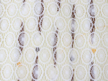 Load image into Gallery viewer, Lace Kimono, Women,Hitoe, Cool, Brown, Vertical stripes with circles and curves