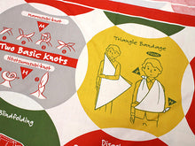 將圖片載入圖庫檢視器 Furoshiki Disaster Hood 15ways to tie pattern