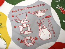 將圖片載入圖庫檢視器 Furoshiki Disaster Hood 15ways to tie pattern