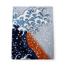 將圖片載入圖庫檢視器 Furoshiki, Japanese Hokusai nami The Great Wave pattern