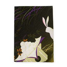 画像をギャラリービューアに読み込む, Small Furoshiki, Black Tsukimi Rabbits Moon