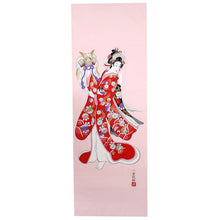 画像をギャラリービューアに読み込む, Ukiyoe Tenugui Hand Towel Yaegaki-hime Pattern