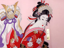 画像をギャラリービューアに読み込む, Ukiyoe Tenugui Hand Towel Yaegaki-hime Pattern