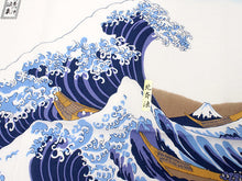 画像をギャラリービューアに読み込む, Ukiyoe Tenugui Hand Towel Hokusai nami The Great Wave Pattern