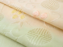 將圖片載入圖庫檢視器 Women's Obiage matcha green light orange arabesque