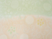 將圖片載入圖庫檢視器 Women's Obiage matcha green light orange arabesque