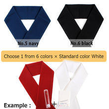 Load image into Gallery viewer, White Han-eri & color Han-eri 2-piece set for lined kimono