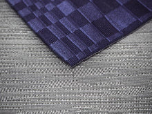 將圖片載入圖庫檢視器 Men's belt ( navy&dark purple / checkerboard ) Tie it when you wear a yukata or kimono