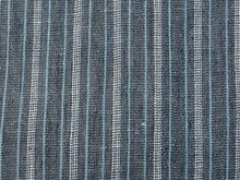 將圖片載入圖庫檢視器 Kimono Fabric Hatasho Jofu : Japanese Traditional Clothes- Blue Stripe Unlined Omi Chijimi