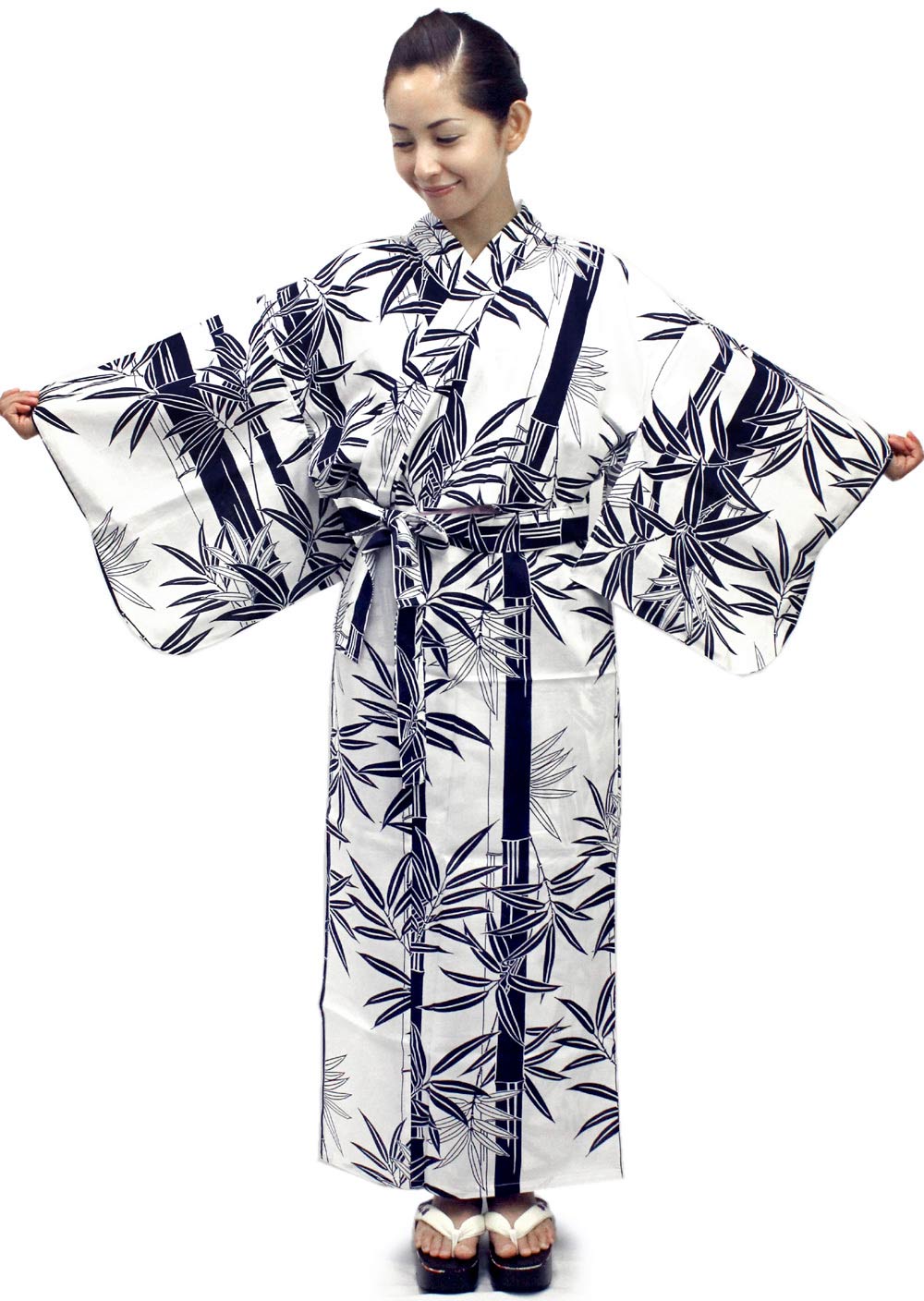 Smithsonian Store Japanese Plum Navy Yukata