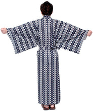 將圖片載入圖庫檢視器 Men's Easy Yukata / Kimono Robe : Japanese Traditional Clothes - Robe Chain Pattern