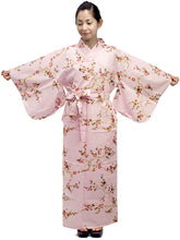 將圖片載入圖庫檢視器 Women's Easy Yukata / Kimono Robe :  Japanese Traditional Clothes - Golden Plum Pink