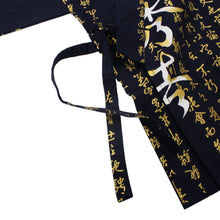 將圖片載入圖庫檢視器 Boy's Kids Jinbei Yukata Robe Kimono for Summer - Calligraphy "HIDEYOSHI" Navy