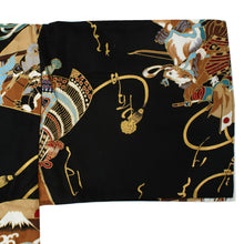將圖片載入圖庫檢視器 Boy's Kids Yukata Robe Japanese Kimono for summer - "Samurai" Black