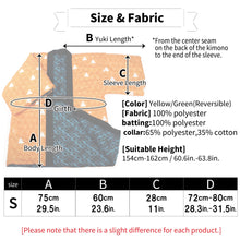 画像をギャラリービューアに読み込む, Unisex Reversible Hanten Robe, Japanese Kimono Haori Winter Jacket Coat Outerwear