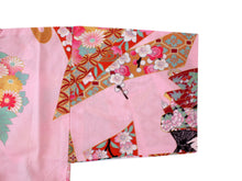 將圖片載入圖庫檢視器 Girl's Kids Jinbei Yukata Robe Kimono for Summer- Little Dolls Pink