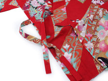 將圖片載入圖庫檢視器 Girl's Kids Jinbei Yukata Robe Kimono for Summer- Little Dolls Red