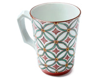 將圖片載入圖庫檢視器 Kyoto Kiyomizu Ware - Mug White Cloisonne