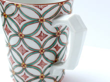 將圖片載入圖庫檢視器 Kyoto Kiyomizu Ware - Mug White Cloisonne