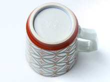 將圖片載入圖庫檢視器 Kyoto Kiyomizu Ware - Mug White Cloisonne