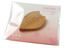 Load image into Gallery viewer, Japanese Bamboo Craft: Chopstick Rest, Cherry Blossom Petal