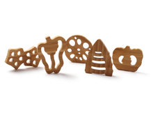 將圖片載入圖庫檢視器 Japanese Bamboo Craft: Chopstick Rests Vegetable Set of 5