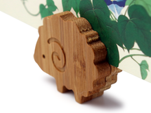 画像をギャラリービューアに読み込む, Japanese Bamboo Craft: Animal Magnet Sheep