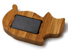 画像をギャラリービューアに読み込む, Japanese Bamboo Craft: Animal Magnet Cat