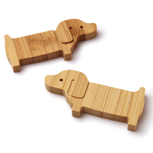 画像をギャラリービューアに読み込む, Japanese Bamboo Craft: Animal Magnet Dog