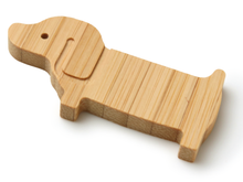画像をギャラリービューアに読み込む, Japanese Bamboo Craft: Animal Magnet Dog
