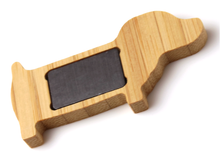 画像をギャラリービューアに読み込む, Japanese Bamboo Craft: Animal Magnet Dog