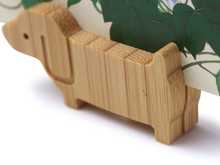 画像をギャラリービューアに読み込む, Japanese Bamboo Craft: Animal Magnet Dog