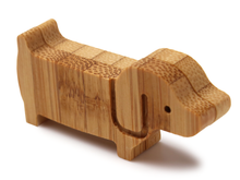 画像をギャラリービューアに読み込む, Japanese Bamboo Craft: Animal Magnet Dog
