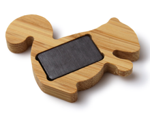 画像をギャラリービューアに読み込む, Japanese Bamboo Craft: Animal Magnet Squirrel