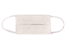 Load image into Gallery viewer, Japanese Linen x Silk Summer Pleats Face Mask - Purple