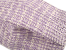 Load image into Gallery viewer, Japanese Linen x Silk Summer Pleats Face Mask - Purple