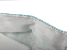 Load image into Gallery viewer, Japanese Linen x Silk Summer Pleats Face Mask - Mint Blue