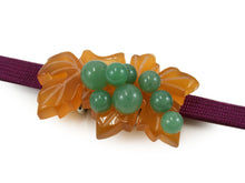 將圖片載入圖庫檢視器 Acrylic Obidome for Japanese Traditional Kimono - Tortoise-shell Grapes