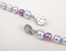 將圖片載入圖庫檢視器 Ladies' Kimono Haori Himo String for Japanese Traditional Clothes- Cotton Pearl Magnet Clip Lavender