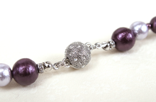 画像をギャラリービューアに読み込む, Ladies' Kimono Haori Himo String for Japanese Traditional Clothes- Cotton Pearl Magnet Clip Amethyst