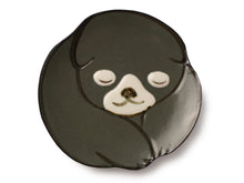 Load image into Gallery viewer, Tiny plate series "Puppy" - Black